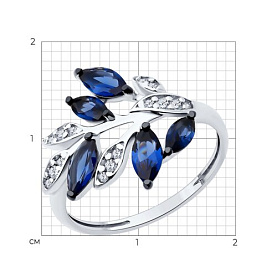 Кольцо SOKOLOV - Серебро 925, Фианит (арт. 94014141)