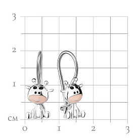 Серьги Talant - Серебро 925, Эмаль (арт. 13-79-0000-10713)