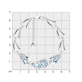 Браслет SOKOLOV - Серебро 925, Топаз (арт. 92050135)