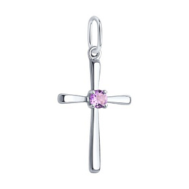 Подвеска SOKOLOV - Серебро 925, Аметист (арт. 92030720)