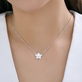 Колье SOKOLOV - Серебро 925, Фианит (арт. 94071284-91)