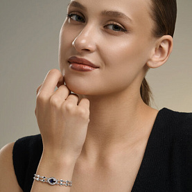 Браслет SOKOLOV - Серебро 925, Фианит (арт. 94051596)