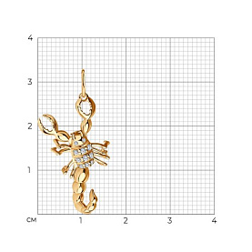 Подвеска SOKOLOV - Серебро 925, Фианит (арт. 93030020)