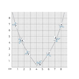 Колье SOKOLOV - Серебро 925, Топаз (арт. 92070081)