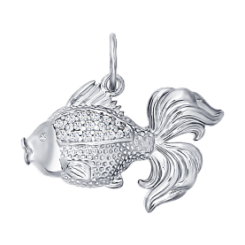 Подвеска SOKOLOV - Серебро 925, Фианит (арт. 94030510)