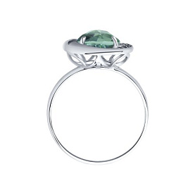 Кольцо SOKOLOV - Серебро 925, Кварц, Фианит (арт. 92011806)