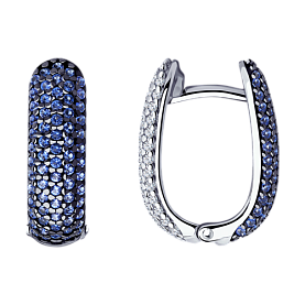 Серьги SOKOLOV - Серебро 925, Фианит (арт. 94023879)