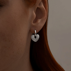 Серьги SOKOLOV - Серебро 925, Фианит (арт. 94025878)