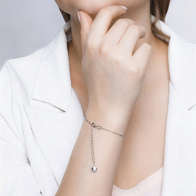 Браслет SOKOLOV - Серебро 925, Фианит, Эмаль (арт. 94050443)