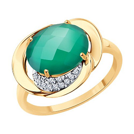 Кольцо SOKOLOV - Серебро 925, Агат (арт. 92014563)