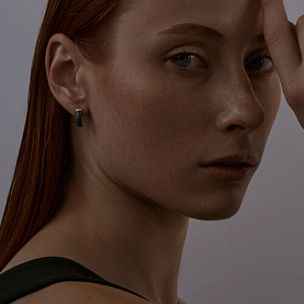 Серьги SOKOLOV - Серебро 925, Фианит (арт. 94024860)