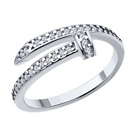 Кольцо SOKOLOV - Серебро 925, Фианит (арт. 94014199)