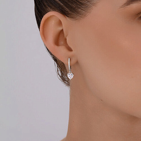 Серьги SOKOLOV - Серебро 925, Фианит (арт. 94026905)