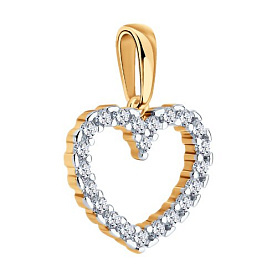 Подвеска SOKOLOV - Серебро 925, Фианит (арт. 93030608)