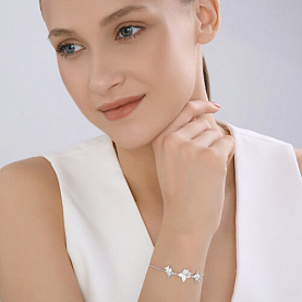 Браслет SOKOLOV - Серебро 925, Фианит (арт. 94051576)