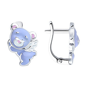 Серьги SOKOLOV - Серебро 925, Эмаль (арт. 94027009)