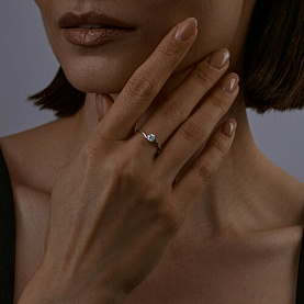 Кольцо SOKOLOV - Серебро 925, Фианит (арт. 94013564)