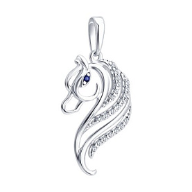 Подвеска Diamant - Серебро 925, Фианит (арт. 94-130-00121-1)