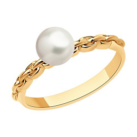 Кольцо Diamant - Серебро 925, Жемчуг культивированный (арт. 93-310-01495-1)