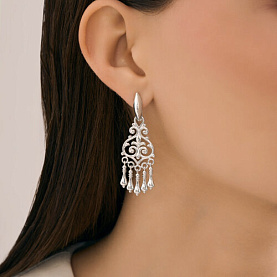 Серьги Diamant - Серебро 925 (арт. 94-121-02373-1)