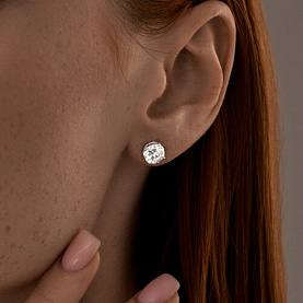 Серьги SOKOLOV - Серебро 925, Фианит (арт. 94025228)