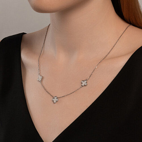 Колье SOKOLOV - Серебро 925, Эмаль (арт. 94070951)