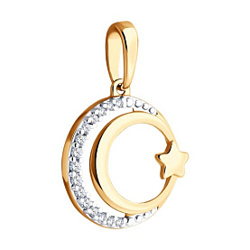 Подвеска SOKOLOV - Серебро 925, Фианит (арт. 93030571)