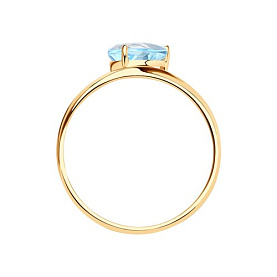 Кольцо SOKOLOV - Золото 375, Топаз (арт. 37716151)