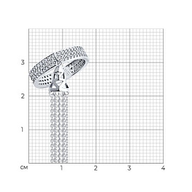 Кольцо SOKOLOV - Серебро 925, Фианит (арт. 94014066)