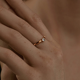 Кольцо SOKOLOV - Серебро 925, Фианит (арт. 93011094)