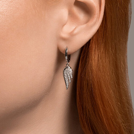 Серьги SOKOLOV - Серебро 925, Фианит (арт. 94026614)