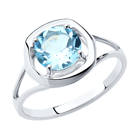 Кольцо Diamant - Серебро 925, Топаз (арт. 94-310-00552-1)