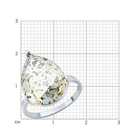Кольцо SOKOLOV - Серебро 925, Кристалл (арт. 94014939)