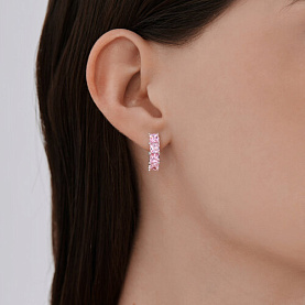Серьги SOKOLOV - Серебро 925, Фианит (арт. 94027060)