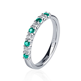 Кольцо Platinum Lab. - Платина 950 (арт. ПК-044ИБр-03)