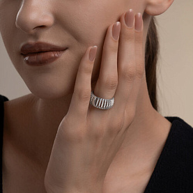 Кольцо SOKOLOV - Серебро 925, Фианит (арт. 94014741)