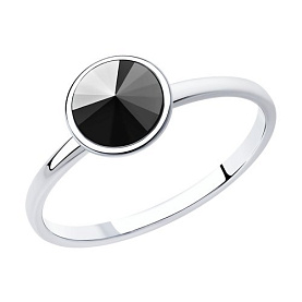 Кольцо SOKOLOV - Серебро 925, Swarovski (арт. 94013345)