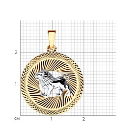 Подвеска SOKOLOV - Золото 585 (арт. 032329)