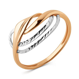 Кольцо ЮФ Династия - Золото 585 (арт. 024441-1012)