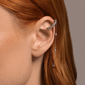 Серьга SOKOLOV - Серебро 925, Фианит (арт. 94170336)