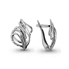 Серьги Аквамарин - Серебро 925 (арт. 31660.5)