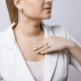 Кольцо SOKOLOV - Серебро 925, Фианит (арт. 94010063)