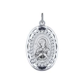 Подвеска SOKOLOV - Серебро 925, Фианит (арт. 94100242)