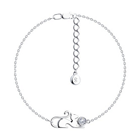 Браслет SOKOLOV - Серебро 925, Фианит (арт. 94050645)