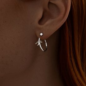 Серьги SOKOLOV - Серебро 925, Фианит (арт. 94024223)