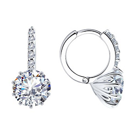 Серьги SOKOLOV - Серебро 925, Фианит (арт. 94025929)