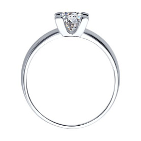 Кольцо SOKOLOV - Серебро 925, Фианит (арт. 94013555)