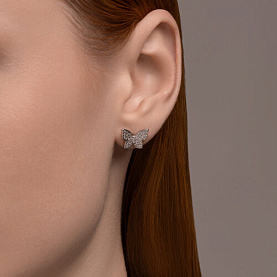 Серьга SOKOLOV - Серебро 925, Фианит (арт. 94170325)