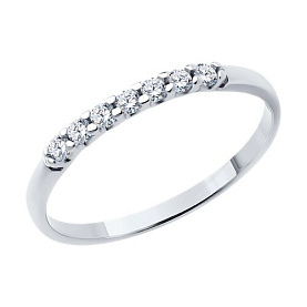 Кольцо SOKOLOV - Серебро 925, Фианит (арт. 94012721)