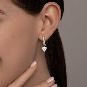 Серьги SOKOLOV - Серебро 925, Фианит (арт. 94025964)